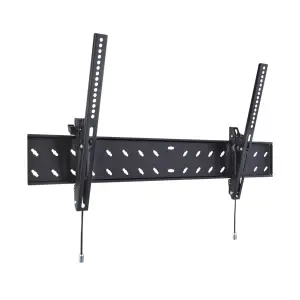 PLB148XL Stainless Steel Adjustable Tilting 0 ~ 15 degree Tv Sliding Wall Bracket VESA 800x400 TV Mount for 80" LED LCD TVs