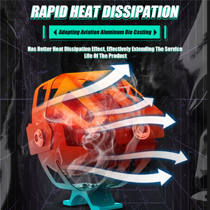 Motorcycle <span class=keywords><strong>LED</strong></span> motosiklet far melek gözler yardımcı sürüş lambası evrensel motosiklet sis lambası ek spot <span class=keywords><strong>LED</strong></span> far - Product Image 5