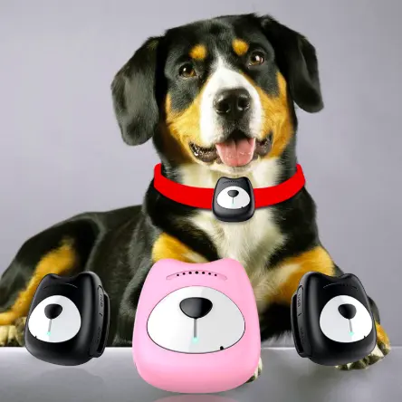 Collar de actividad para mascotas, rastreador de perro con luz y sonido, podómetro, impermeable, Wifi LBS, PU, 1 unidad, envío directo