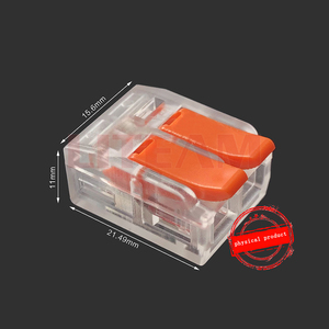 Đầu Nối Dây LT-412 Đầu Nối Nhanh 2 Lỗ 1 Trong 1 Đầu Ra Đẩy Dây - Product Image 2