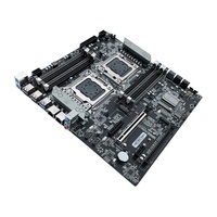 X79 X79-D8 untuk JGINYUE LGA 2011 DDR3 512GB PCI-E 3.0 E-ATX Desktop Motherboard Kualitas Asli