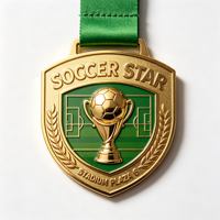 Médaille personnalisée de sport pour le tennis de table, idéale pour les tournois sportifs d'équipe, badges de récompense colorés avec ruban personnalisé