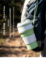 Gobelet pliable et portable XinStar, incassable, léger, en silicone, pour le camping, la randonnée et les pique-niques en plein air