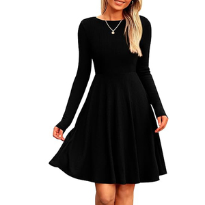 Abito Formale Autunnale <span class=keywords><strong>da</strong></span> <span class=keywords><strong>Donna</strong></span> <span class=keywords><strong>su</strong></span> <span class=keywords><strong>Misura</strong></span>, Ecologico, con Logo Stampato Digitalmente sul Retro del Collo, Gonna Corta a Linea A - Product Image 1