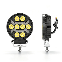Lampe de travail LED ronde de 4 pouces, lampe auxiliaire tout-terrain multimode