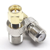 Adaptador coaxial SMA macho a F hembra conector coaxial RF para antenas de Radio Digital FM/AM/DAB transmisión Radio TV Cámara WiFi