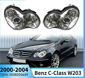 Đèn pha Mercedes Benz W203, đèn pha <span class=keywords><strong>HID</strong></span> Xenon 2005, đèn pha <span class=keywords><strong>LED</strong></span> Mercedes W203, phụ tùng ô tô cho Mercedes Benz W203 C-Class - Product Image 2