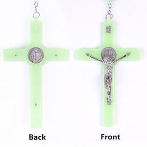 <span class=keywords><strong>Chapelet</strong></span> mural <span class=keywords><strong>lumineux</strong></span> avec images de saints religieux, perles, articles religieux catholiques chrétiens, grande décoration murale, Rosarios - Product Image 4