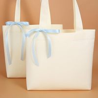 Sacs fourre-tout en toile vierge personnalisables réutilisables bricolage peinture Shopping sacs-cadeaux artisanat Promotions événements publicité lettre conception