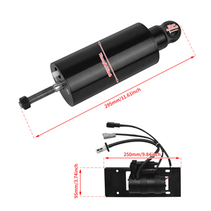 Système de suspension pneumatique pour <span class=keywords><strong>moto</strong></span> Harley Softail Fat Boy Breakout Heritage Standard Slim 01-17, amortisseurs arrière pneumatiques - Product Image 5