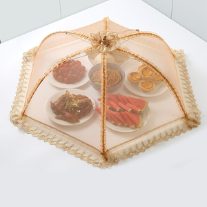 Cubierta de comida de verano a prueba de polvo, transpirable, plegable, a prueba de mosquitos, cubierta de comida sobrante, utensilios de cocina modernos - Product Image 4