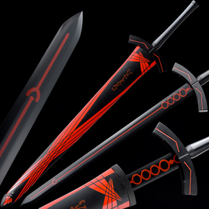 Espada Medieval de Rey Arturo, Versión Oscura, del Popular <span class=keywords><strong>Anime</strong></span> <span class=keywords><strong>Fate</strong></span>, Mercancía de Animación Cinematográfica - Product Image 1