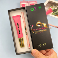 Private Label Hydraterende Lip Plumper Gloss Lip Liner Set Aroma Vegan Fruit Plumping Lip Olie Kleurveranderende Lip Olie Set