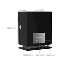 [Regalo Limitado] Caja de Almacenamiento de Relojes de Lujo con 9 Ranuras y Sensor de Huellas Dactilares, con un Enrollador de Relojes Adicional