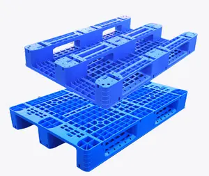 1200 vergine HDPE * 1000 ingresso 4 vie h1 pallet/pallet in plastica con tubo d'acciaio