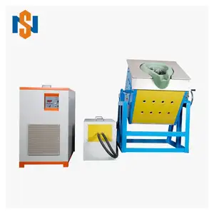 2000 degrees electric automatic gold melting induction furnace