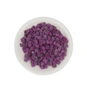 Pomme de terre violette lyophilisée en gros, prix direct usine, pomme de terre douce FD en cubes - Product Image 3