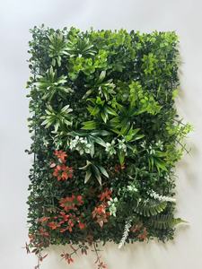 Panneau mural en gazon artificiel vert, type <span class=keywords><strong>fougère</strong></span> tropicale, 50x50cm, pour la décoration <span class=keywords><strong>de</strong></span> fonds <span class=keywords><strong>de</strong></span> maisons, jardins et hôtels - Vente en gros usine - Product Image 5