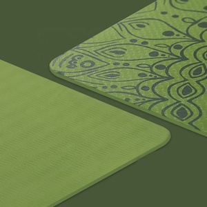 SANFAN Compre una estera de <span class=keywords><strong>yoga</strong></span> Estera de ejercicio antideslizante Nuevo diseño No tóxico Impresión de pantalla completa TPE Fitness <span class=keywords><strong>Mat</strong></span> 6MM de espesor - Product Image 5