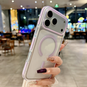 เคสโทรศัพท์อะคริลิกใสแบบแม่เหล็กสุดหรู รุ่น 17 สำหรับ iPhone 17 18 เคสใสแบบแม่เหล็ก Techwoven - Product Image 2