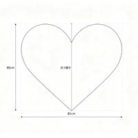 Pantalla LED Interior en Forma de Corazón de Tamaño Personalizado 2026 para Exhibición de Bienvenida de Empresas con Funciones de Texto y Animación