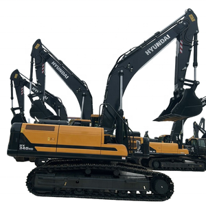 Proveedor de excavadoras modernas Excavadoras de orugas HX340HD equipadas con motor de calidad Cummins HM8.3 Hyundai 34 toneladas HX340 excavadora - Product Image 1