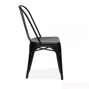 Meubles de <span class=keywords><strong>restaurant</strong></span> style industriel vintage <span class=keywords><strong>Paris</strong></span> chaise de salle à manger extérieure empilable en fer métal Tolix - Product Image 5
