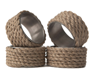 Beaded Stylish Napkin Rings - Product Image 1
