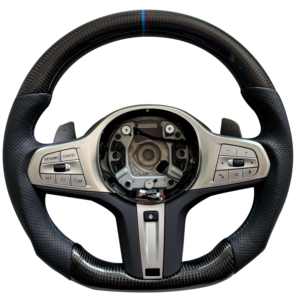 Volante de Cuero YLC a <span class=keywords><strong>Precio</strong></span> de Fábrica, Compatible con <span class=keywords><strong>BMW</strong></span> F20 F22 F23 F30 F33 F34 X1 F48 X5 F15 X3 F25 M3 F80 E90 E70, Accesorio para Auto - Product Image 4