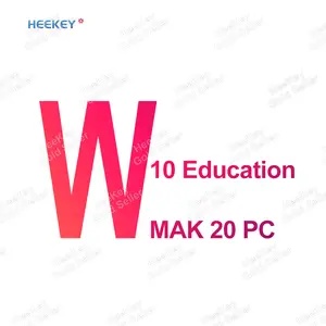 24/7 servis desteği Win 10 eğitim MAK 20 PC lisansı 100% çevrimiçi aktivasyon dijital anahtar
