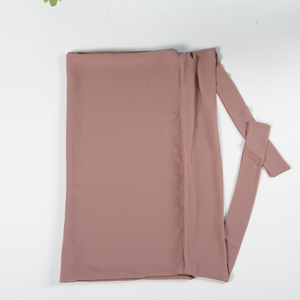 Hochwertige 70*180cm solide Chiffon Schals Dicker Chiffon Hijab Schal Hijab <span class=keywords><strong>Plain</strong></span> Chiffon String Tie Schals Pashmina Frauen - Product Image 4