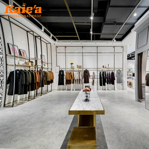 Phụ nữ quần áo cửa hàng đồ đạc cửa hàng cửa Hàng thiết bị hiển thị Chrome hiển thị Giá cửa hàng phù hợp hàng may mặc quần áo cửa hàng phù hợp - Product Image 3