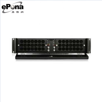 Chasis Compacto de Montaje en Rack de Sistema Dual Mini-ITX de 2U con Ventilador, Carcasa Industrial para PC EKI-M236 en Existencia