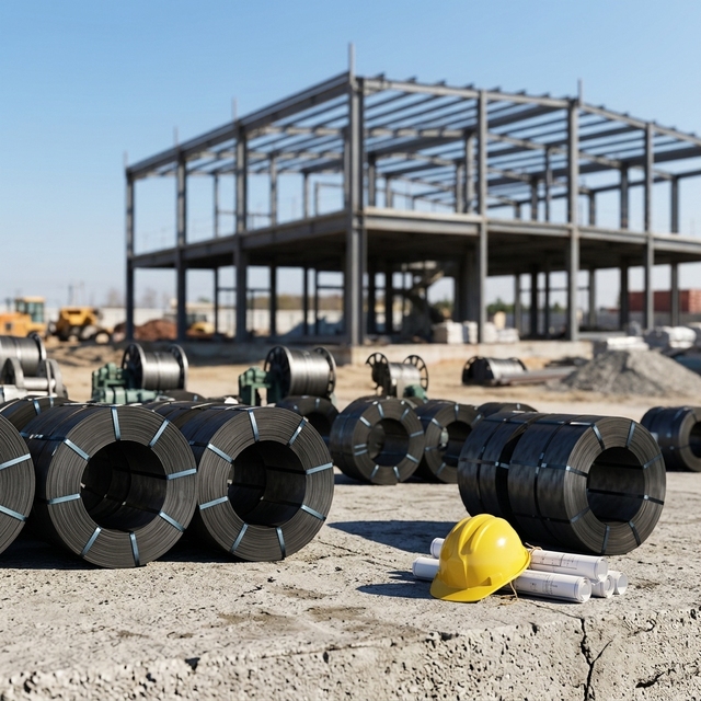 Hot Selling ASTM A416 12.7 mm 15.2 mm 7 Wire PC Prestressed Concrete Steel Wire Strand for Bridge