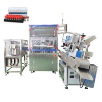 Machine de remplissage et de bouchage automatique 50 BPM avec PLC pour bouteilles en bois, savon liquide, moteur électrique pneumatique, structure compacte, produits chimiques