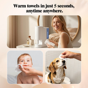 Chauffe-serviettes compact pour comptoir 55 ° C (131 ° F) Chauffage Constant, Séchage Rapide en 5s, Sèche-Serviettes Automatique 500ml, <span class=keywords><strong>Petit</strong></span> Modèle pour Coiffeuse de Maison - Product Image 6