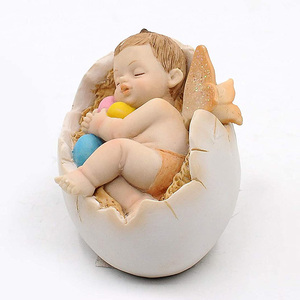 Coleção Bebê Recém-Nascido Doce e Tranquilo: Anjo Bebê Dormindo em Ovo - Product Image 2