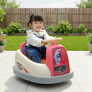 سيارة أطفال كهربائية على شكل رائد فضاء رائجة البيع، تدور 360 درجة، سيارة ركوب جديدة تعمل بالبطارية للأطفال - Product Image 4