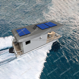 Bateaux pontons <span class=keywords><strong>en</strong></span> aluminium <span class=keywords><strong>de</strong></span> luxe <span class=keywords><strong>de</strong></span> petite taille, mini, remorquables, maisons flottantes <span class=keywords><strong>de</strong></span> luxe à vendre, maison flottante - Product Image 2