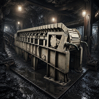 Alimentateur à tablier électrique pour anodes, pour la fusion de l'aluminium, l'extraction de minerai et les lignes de concassage de construction