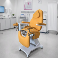 Nouvelle table d'examen gynécologique électrique de qualité supérieure certifiée CE Gracemedy avec support de jambe électrique et matelas épais de 8 cm pour hôpital