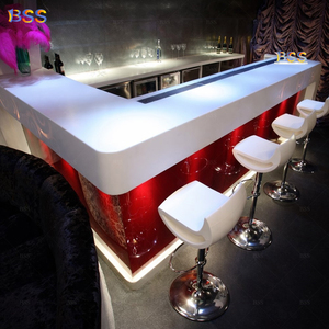 Barra de Bar Interior y Sillas, Diseño Moderno de Barra de Club, BSS China, Fábrica Profesional de Barras y Taburetes para Restaurantes Personalizados - Product Image 3