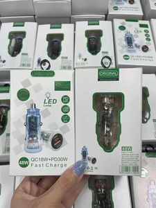 Adaptateur de charge rapide USB-C 48W PD QC3.0 pour téléphone portable et ordinateur portable avec étui transparent - Product Image 6