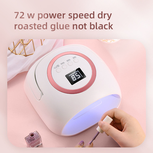 Lampe à ongles UV LED rechargeable sans fil 72W, sécheuse à gel portable de bureau pour manucure et pédicure - Product Image 1