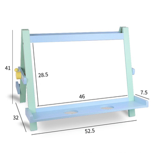 Nghệ thuật giá vẽ cho trẻ em đôi bên trẻ em bằng gỗ Giá vẽ bảng vẽ với bảng trắng và bảng đen - Product Image 3