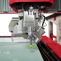 2025 Hualong Machinery Italian CNC 5 Axis Bridge Saw Combo Waterjet Core Bearing Components New Italian Pegasus Software Motor