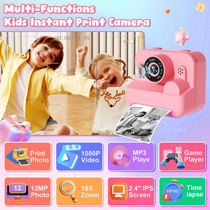 Fotocamera Bambino termica istantanea máy ảnh tức thì máy ảnh in tức thì quà tặng giáng sinh máy ảnh trẻ em in Nhiều màu - Product Image 6