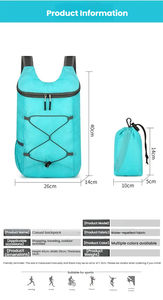 Nouveau <span class=keywords><strong>sac</strong></span> pliable <span class=keywords><strong>pour</strong></span> l'extérieur : ultra-léger, compact, idéal <span class=keywords><strong>pour</strong></span> les voyages/la salle <span class=keywords><strong>de</strong></span> sport, cadeau idéal - Product Image 6