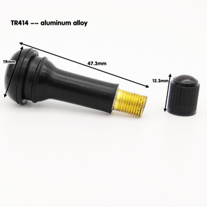 Pièces automobiles, fourniture d'usine, tige de valve en aluminium TR414, pneu de voiture tubeless TR414 - Product Image 3