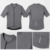 Maillot de cyclisme unisexe professionnel personnalisable, respirant, léger, à séchage rapide, pour la course estivale
